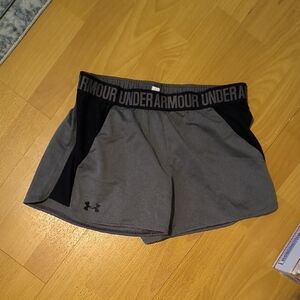 Under Armour | Women's Black and Gray Athletic Shorts